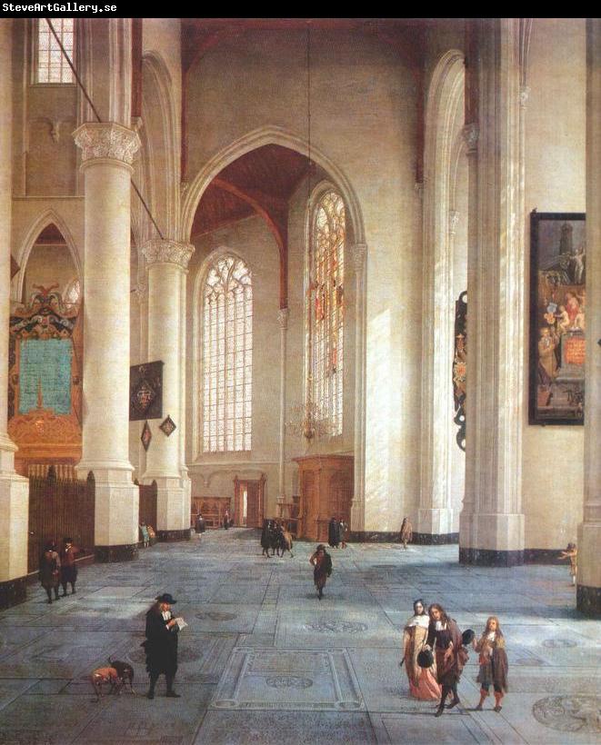 LORME, Anthonie de Interior of the St Laurenskerk in Rotterdam g